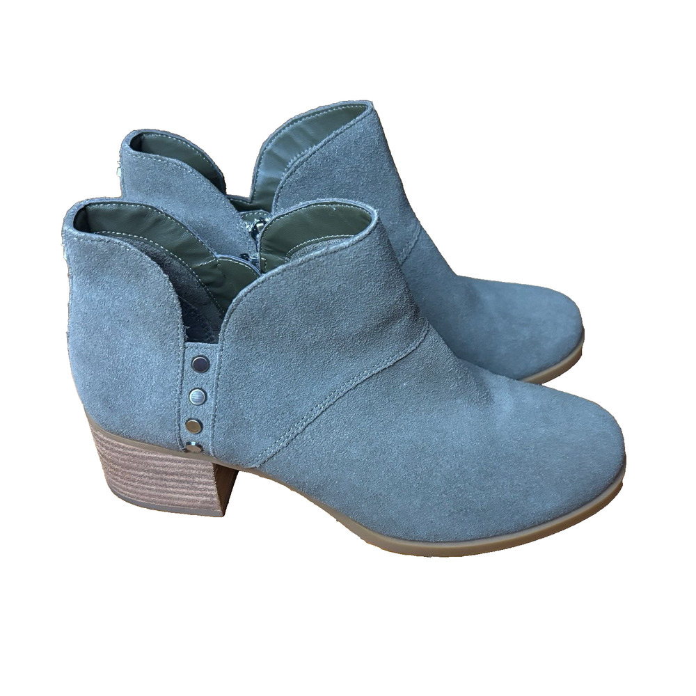 Koolaburra by UGG Sofia Suede Side Zip Ankle Booties 1096440 Womens Size 8.5